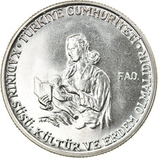 Coin, Turkey, Lira, 1978, AU(55-58), Stainless Steel, KM:914