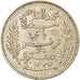Moneda, Túnez, Muhammad al-Nasir Bey, 50 Centimes, 1916, Paris, MBC, Plata
