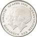 NETHERLANDS, Gulden, 1980, KM #200, MS(65-70), Nickel, 25, 6.01