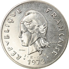 Moneta, Nowe Hebrydy, 50 Francs, 1972, Paris, AU(55-58), Nikiel, KM:7