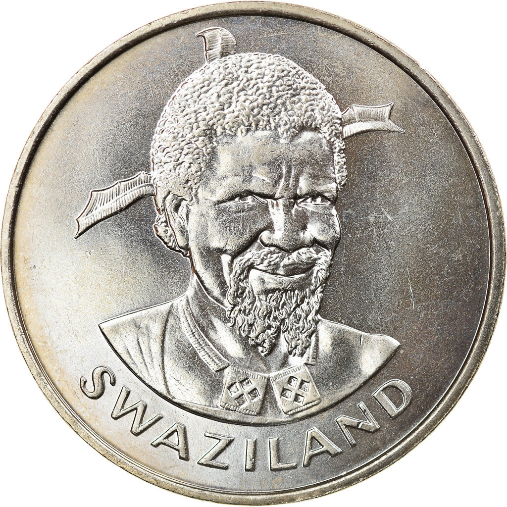 Moneta, Swaziland, Sobhuza II, Lilangeni, 1981, British Royal Mint, BB, Argento