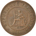 Coin, FRENCH INDO-CHINA, Cent, 1886, Paris, EF(40-45), Bronze, KM:1