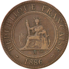 Coin, FRENCH INDO-CHINA, Cent, 1986, Paris, EF(40-45), Bronze, KM:1