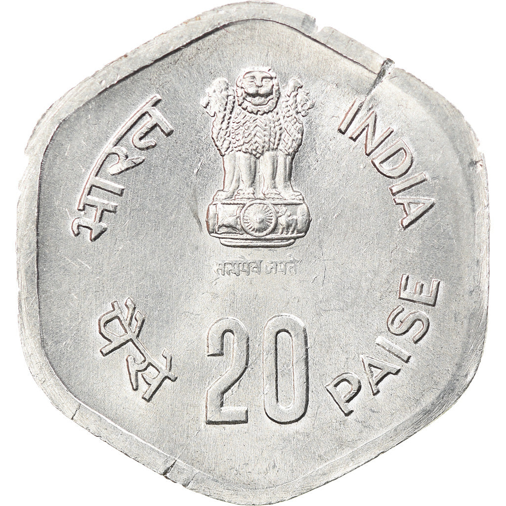 Monnaie, INDIA-REPUBLIC, 20 Paise, 1983, TTB, Aluminium, KM:46