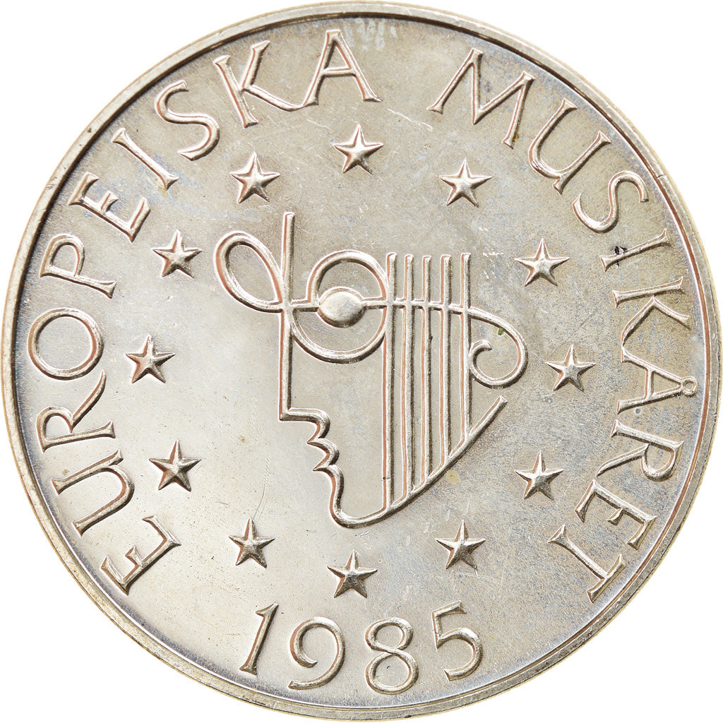 Monnaie, Suède, Carl XVI Gustaf, 100 Kronor, 1985, SUP, Argent, KM:865