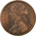Coin, Great Britain, Victoria, Penny, 1870, VF(30-35), Bronze, KM:749.2
