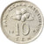 Moneta, Malesia, 10 Sen, 1999, BB, Rame-nichel, KM:51