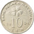 Moneda, Malasia, 10 Sen, 2001, MBC, Cobre - níquel, KM:51
