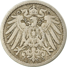 Monnaie, GERMANY - EMPIRE, Wilhelm II, 5 Pfennig, 1894, Muldenhütten, TB+