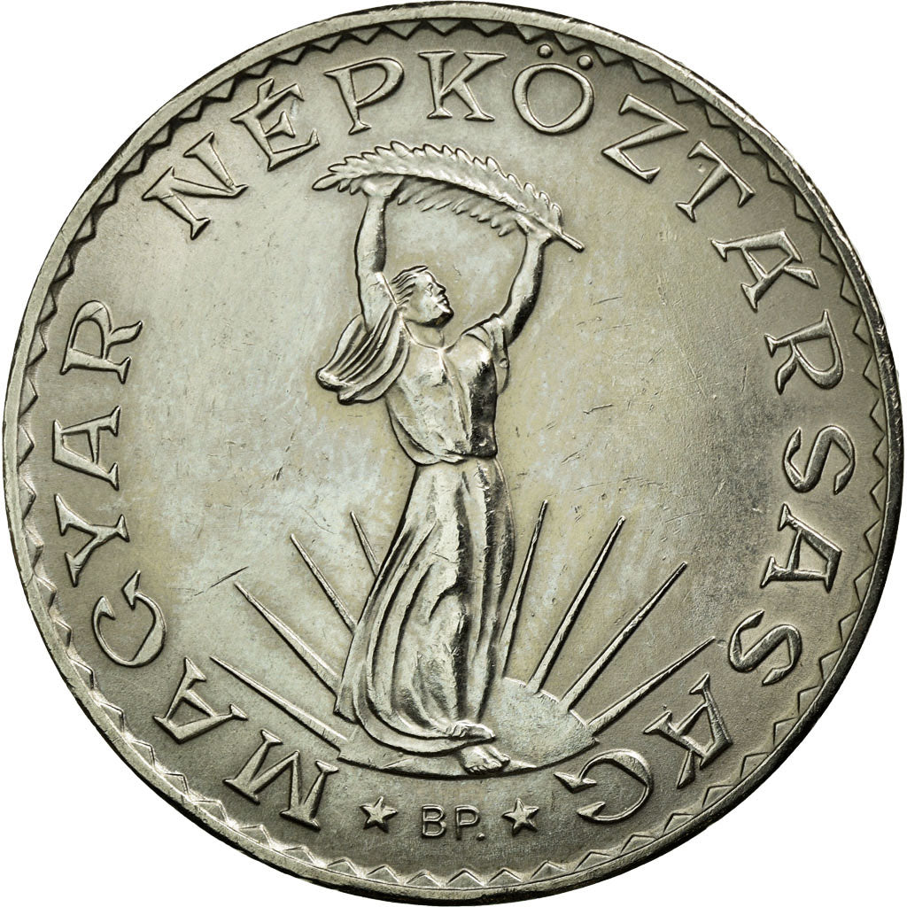 Coin, Hungary, 10 Forint, 1972, AU(55-58), Nickel, KM:595