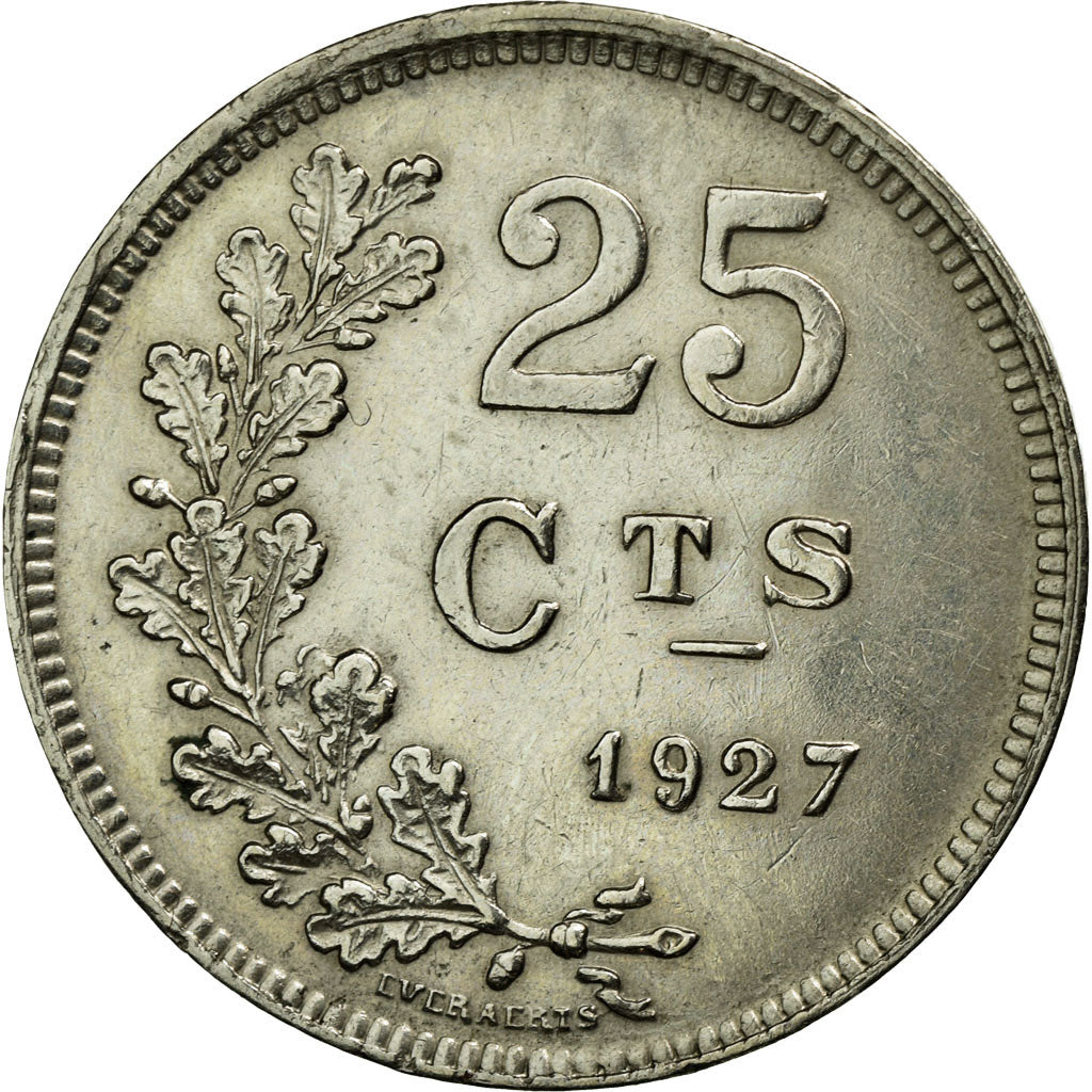 Monnaie, Luxembourg, Charlotte, 25 Centimes, 1927, SUP, Copper-nickel, KM:37