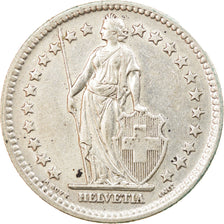 Coin, Switzerland, 2 Francs, 1944, Bern, VF(30-35), Silver, KM:21
