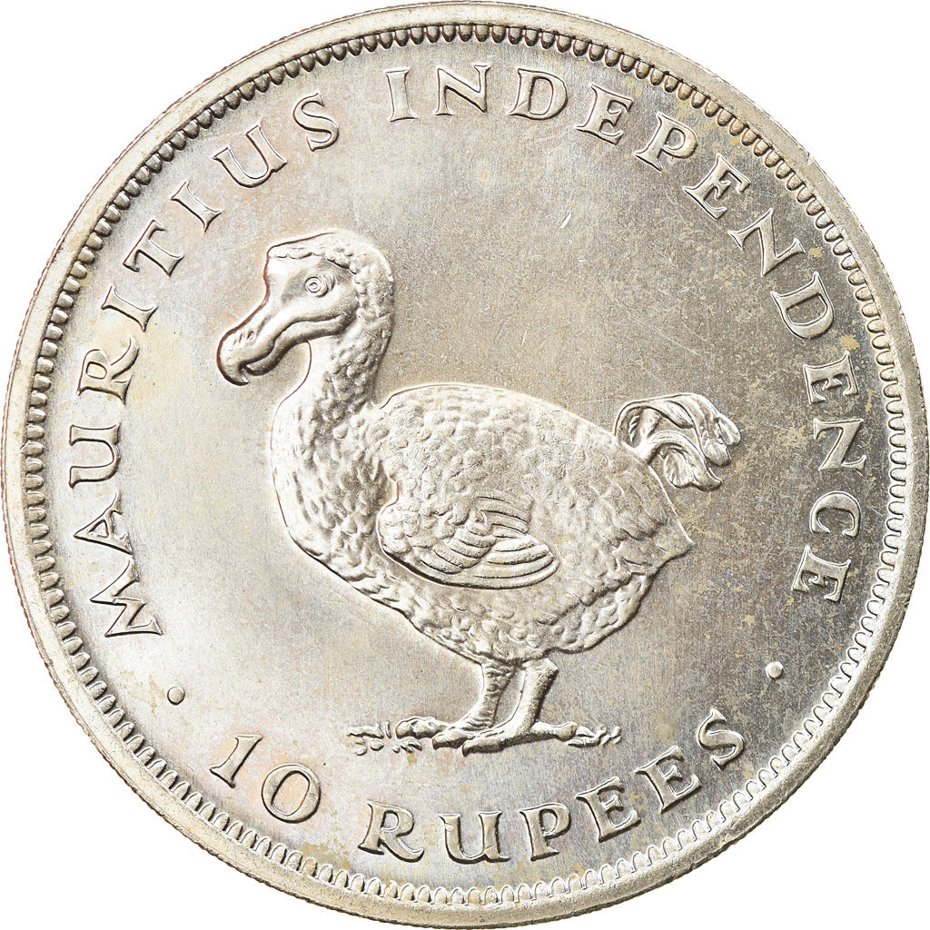 Coin, Mauritius, Elizabeth II, 10 Rupees, 1971, EF(40-45), Copper-nickel, KM:38