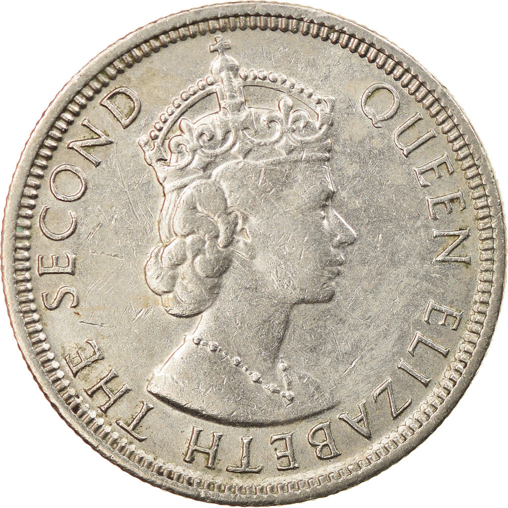 Monnaie, Mauritius, Elizabeth II, 1/4 Rupee, 1978, TB+, Copper-nickel, KM:36