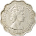 Münze, Mauritius, Elizabeth II, 10 Cents, 1975, S+, Copper-nickel, KM:33