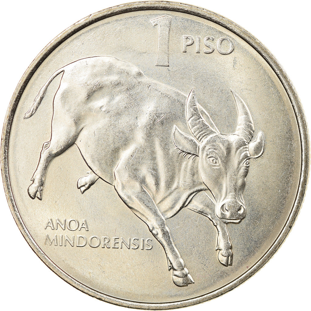 Coin, Philippines, Piso, 1984, EF(40-45), Copper-nickel, KM:243.1