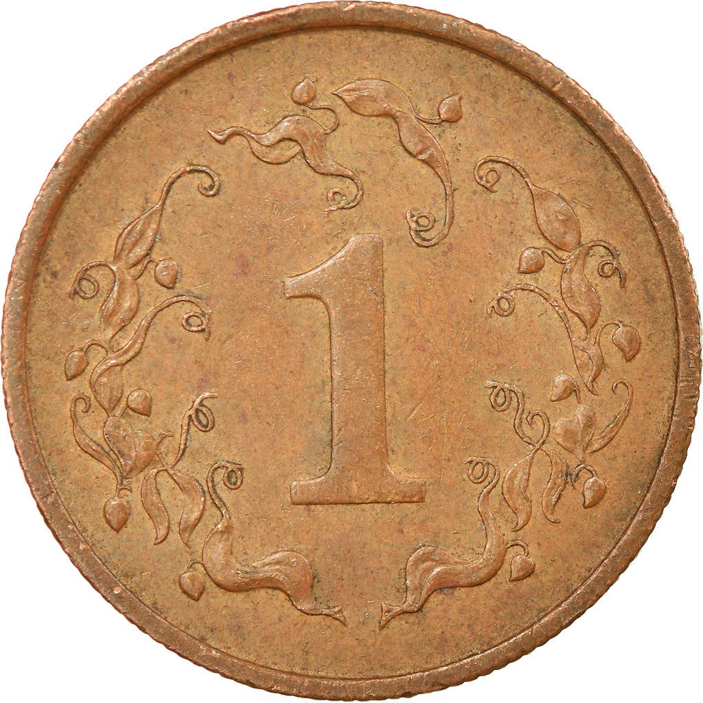 Coin, Zimbabwe, Cent, 1980, VF(30-35), Bronze, KM:1