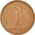Munten, Zimbabwe, Cent, 1980, FR+, Bronze, KM:1