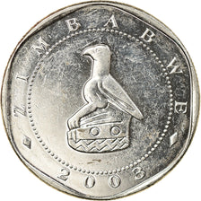 Münze, Simbabwe, 10 Dollars, 2003, Harare, SS, Nickel plated steel, KM:14