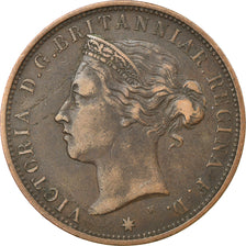 Coin, Jersey, Victoria, 1/12 Shilling, 1877, VF(30-35), Bronze, KM:8