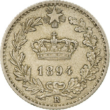 Coin, Italy, Umberto I, 20 Centesimi, 1894, Rome, VF(30-35), Copper-nickel