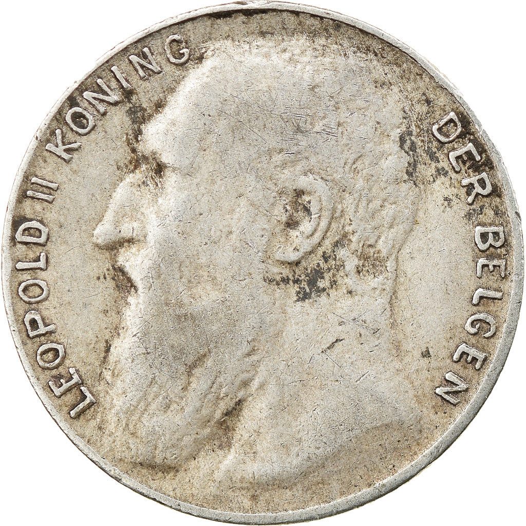 Coin, Belgium, 50 Centimes, 1901, VF(30-35), Silver, KM:51