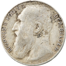 Coin, Belgium, 50 Centimes, 1901, VF(30-35), Silver, KM:51