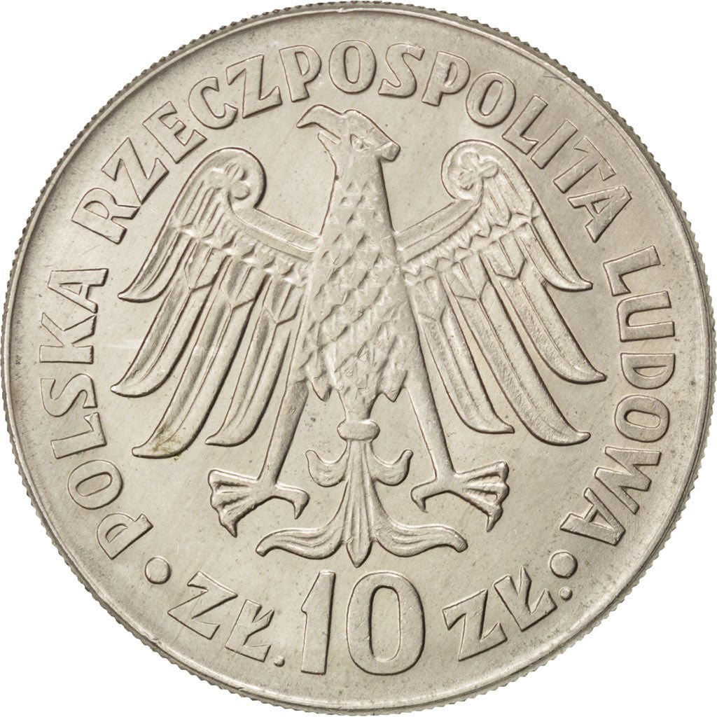 Polonia, 10 Zlotych, 1964, SPL, Rame-nichel, KM:52.2