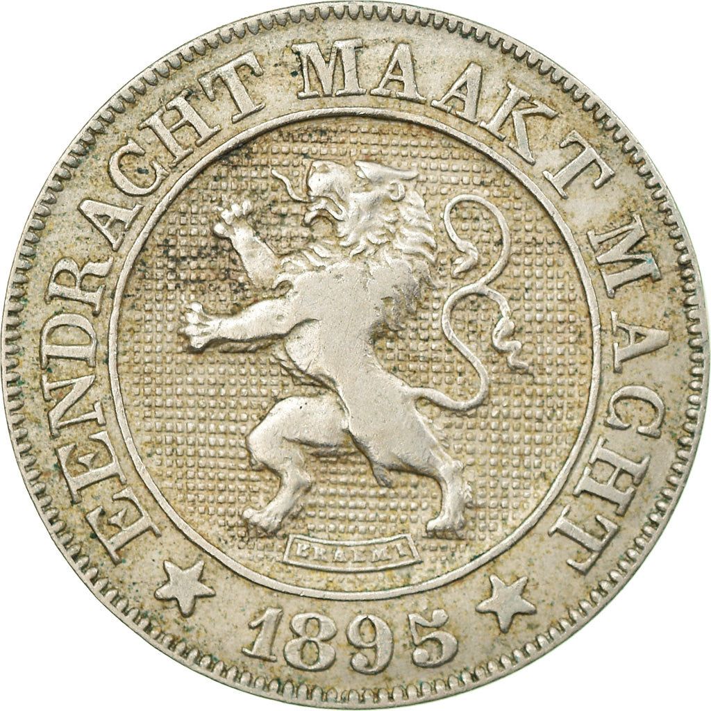 Monnaie, Belgique, Leopold II, 10 Centimes, 1895, TB+, Copper-nickel, KM:43