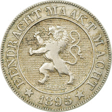 Monnaie, Belgique, Leopold II, 10 Centimes, 1895, TB+, Copper-nickel, KM:43