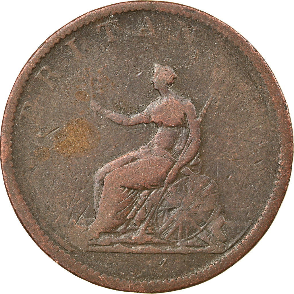 Coin, Great Britain, George III, Penny, 1806, VF(30-35), Copper, KM:663
