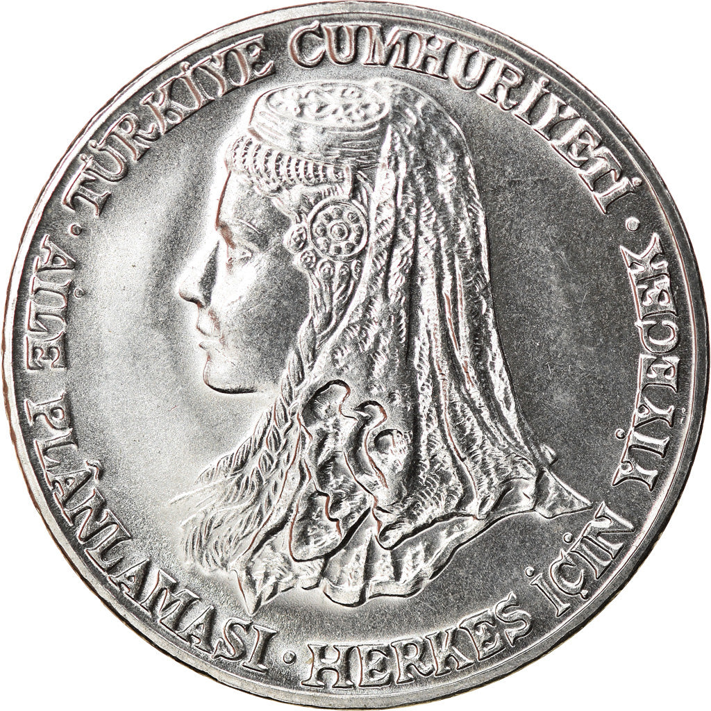 Coin, Turkey, 2-1/2 Lira, 1979, AU(50-53), Stainless Steel, KM:927