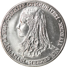 Coin, Turkey, 2-1/2 Lira, 1979, AU(50-53), Stainless Steel, KM:927