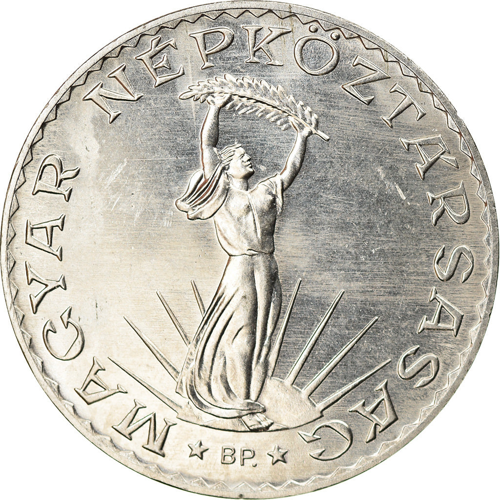 Coin, Hungary, 10 Forint, 1981, Budapest, EF(40-45), Nickel, KM:620