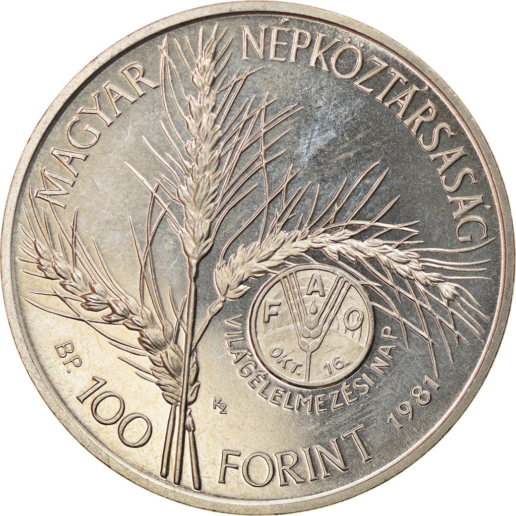 Moneta, Ungheria, 100 Forint, Szaz, 1981, Budapest, BB, Nichel, KM:621