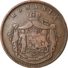 Coin, Romania, Carol I, 10 Bani, 1867, VF(30-35), Copper, KM:4.2