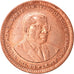 Coin, Mauritius, Cent, 1987, EF(40-45), Copper Plated Steel, KM:51