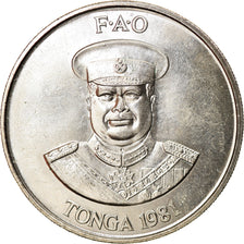 Coin, Tonga, King Taufa'ahau Tupou IV, 20 Seniti, 1981, EF(40-45)