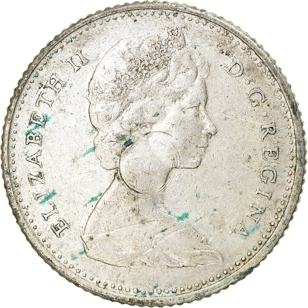 Moneta, Canada, Elizabeth II, 10 Cents, 1968, Royal Canadian Mint, Ottawa
