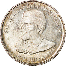 Monnaie, Swaziland, Sobhuza II, 10 Cents, 1968, British Royal Mint, SPL, Argent