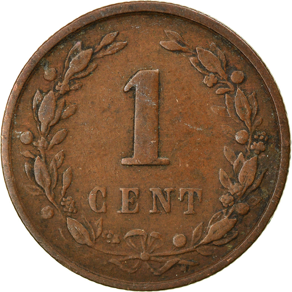 Coin, Netherlands, Wilhelmina I, Cent, 1899, EF(40-45), Bronze, KM:107.2