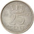 Coin, Netherlands, Juliana, 25 Cents, 1960, VF(30-35), Nickel, KM:183