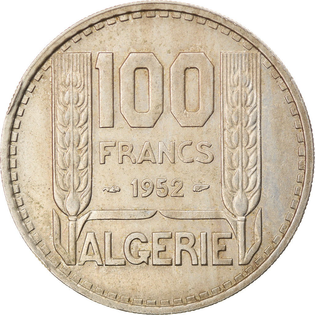 Coin, Algeria, 100 Francs, 1952, Paris, VF(30-35), Copper-nickel, KM:93