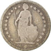 Coin, Switzerland, 1/2 Franc, 1875, Bern, VF(30-35), Silver, KM:23