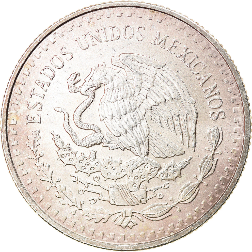 Moeda, México, 1/4 Onza, 1/4 Troy Ounce of Silver, 1992, Mexico City