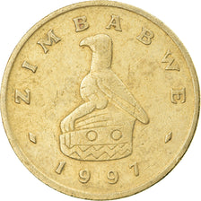 Coin, Zimbabwe, 2 Dollars, 1997, VF(30-35), Brass, KM:12