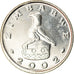 Coin, Zimbabwe, 10 Cents, 2002, Harare, EF(40-45), Nickel plated steel, KM:3a