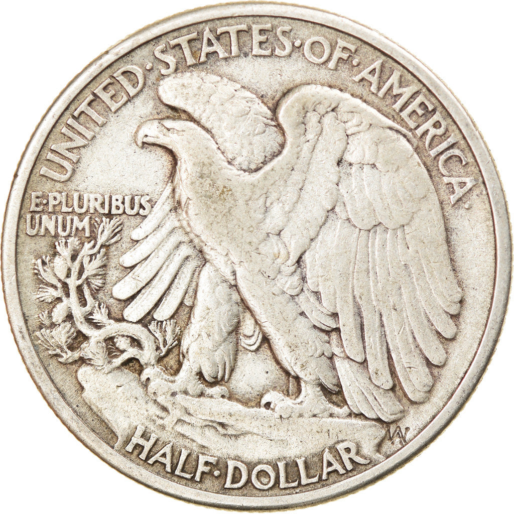 Coin, United States, Walking Liberty Half Dollar, Half Dollar, 1941, U.S. Mint