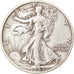 Coin, United States, Walking Liberty Half Dollar, Half Dollar, 1943, U.S. Mint