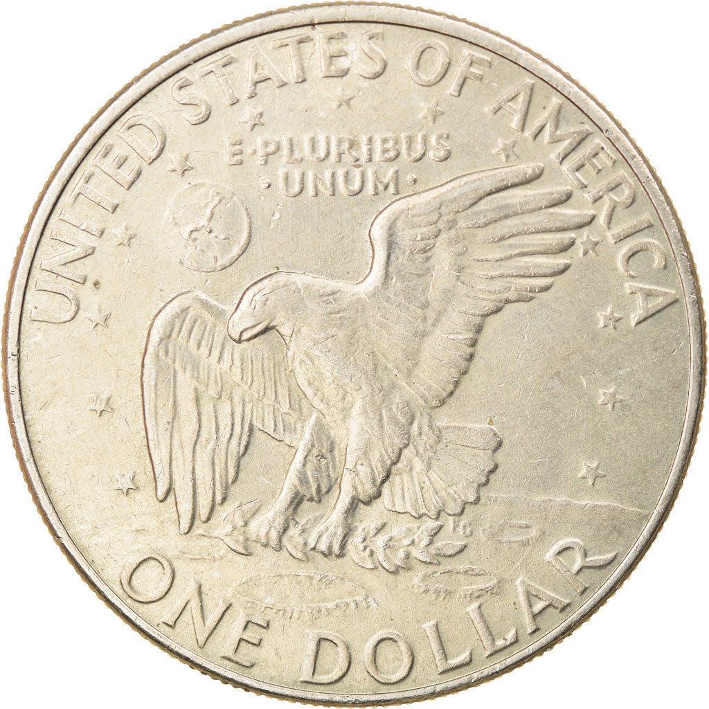 Coin, United States, Eisenhower Dollar, Dollar, 1972, U.S. Mint, Denver
